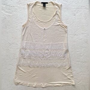 Embroidered Tank Dress